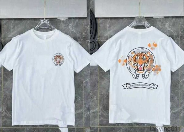 

men's ch summer fashion luxury brand t shirts designers tees correct horseshoe sanskrit cross polos boy graffiti t-shirts women short s, White;black