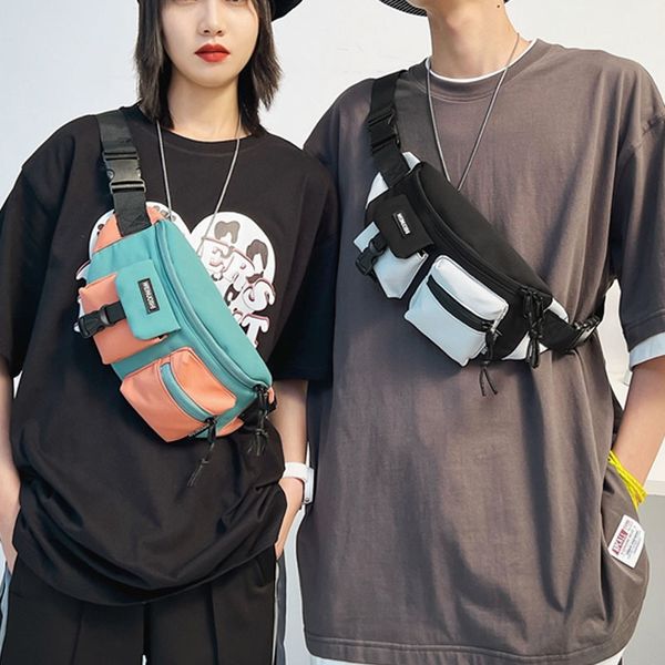 

waist bags nylon bag hip hop sports fanny pack phone pack casual shoulder crossbody chest woman wild belt 230417