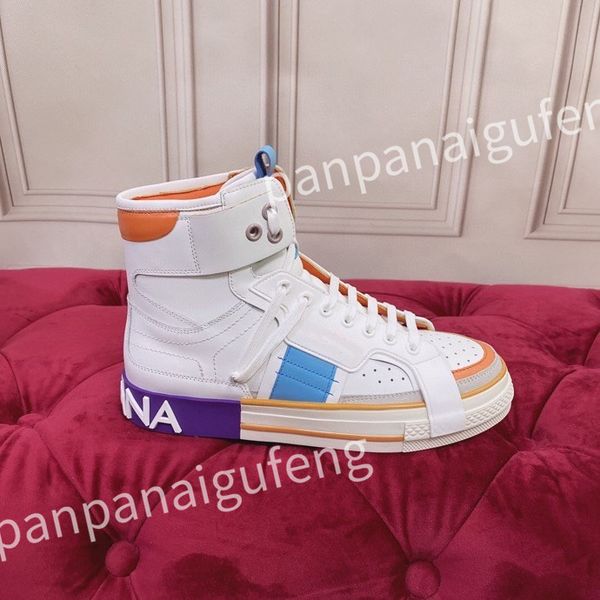 

new men's sneakers designer white shoes leather sneaker platform women casual shoes, Black