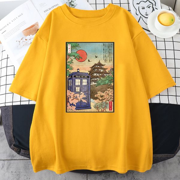 

men's t-shirts men's t-shirts tardis in japan printing mens t-shirts casual oversize tshirt hip hop summer tshirts cotton tee clot, White;black