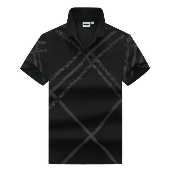 

mens polo shirt men fashion stripe short sleeve shirt luxury italian designer t shirt casual cotton breathable classic comfortable mens m-3x, White;black