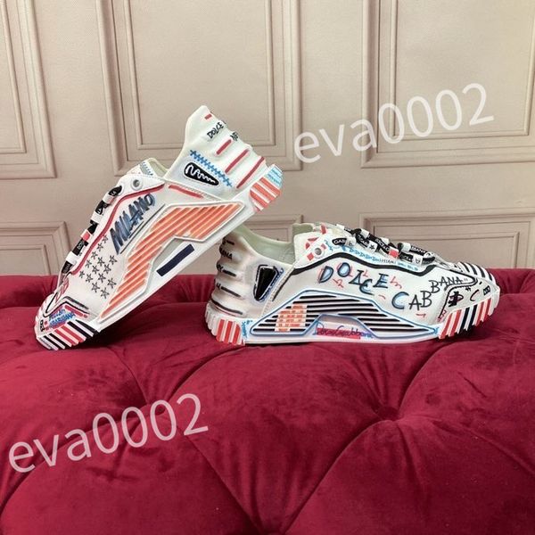 

2023 new luxury casual sports men's shoes fashion lace-up sneaker platform couple sneakers, Black