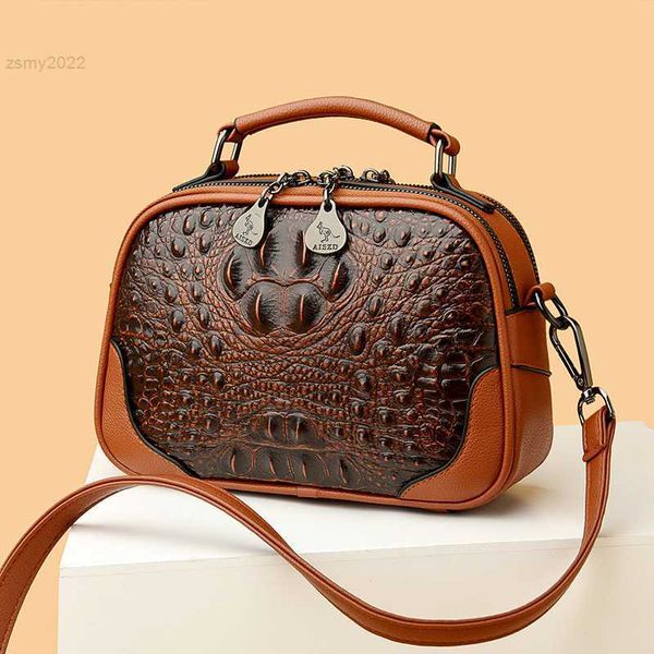 

shoulder bags crocodile pattern leather shoulder crossbody bags for wome 2023 designer handbags fashion ladies messenger tote sac