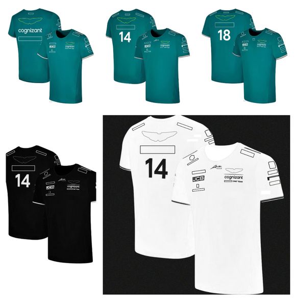 

2023 new season f1 racing suit new short-sleeved t-shirt f1 team driver t-shirt plus size customized for men and women