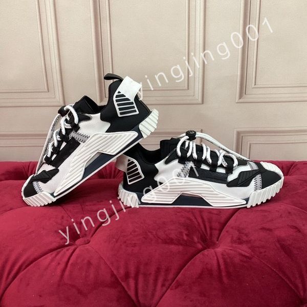 

new luxury famous runner men sneakers shoes low-calfskin trainers white black famous skateboard walkin