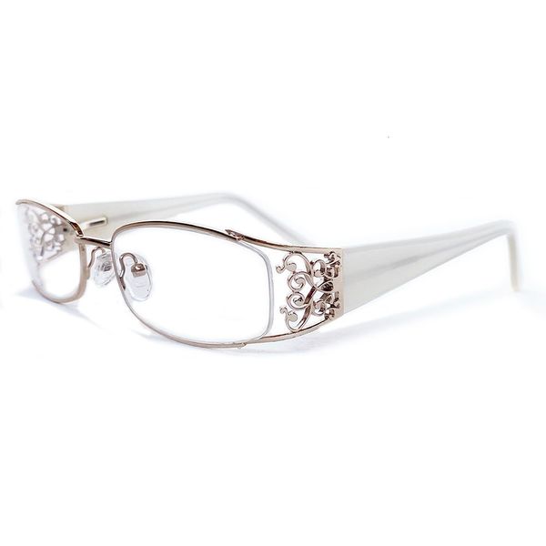 

sunglasses frame's glasses frame acetate wide spring temple eyewear hollow out design elegant women optical frames 230417, Silver