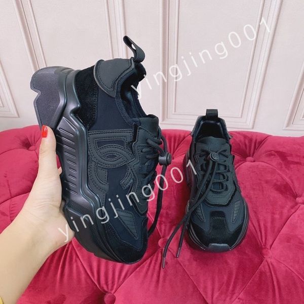 

2023 designer men causal shoes fashion woman leather lace up platform sole sneakers white black mens womens luxury