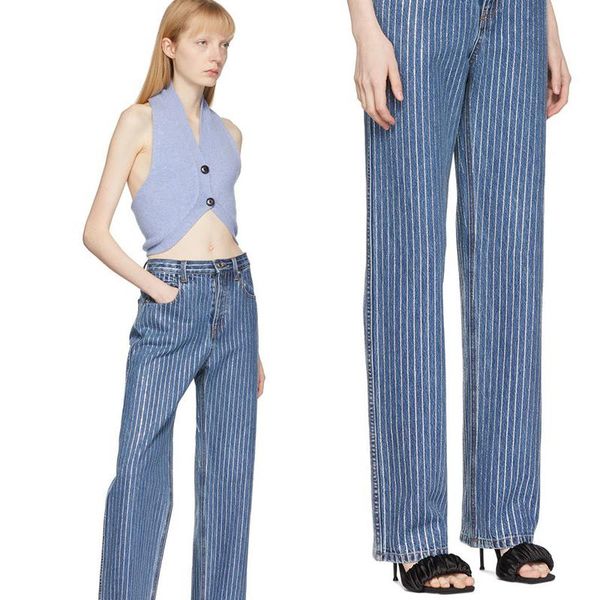 

jeans fashion inspired flares high waisted baggy jeans women womens straight leg jeans full length women clothing jeans for women, Blue