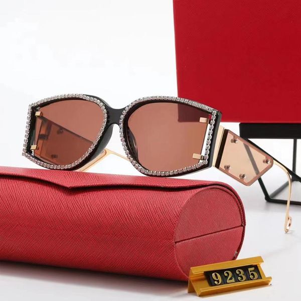 

unique edge sunglass fashion designer sunglasses classic brand big frame women men sun glass goggle adumbral 6 color option eyeglasses beach, White;black