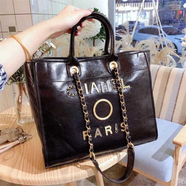 

80% off women's luxury classics handbags beach designers metal pearl letter badge tote bag small leather large female chain wallet back