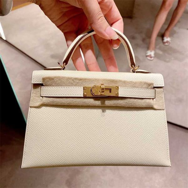 

tote handbag kellie kellybag genuine leather second-generation mini portable small fashion versatile women's palm print mini one should