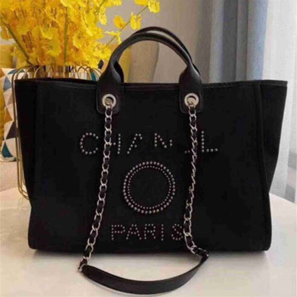 

70% off women's fashion luxury classic canvas beach bag large capacity small chain packs big handbags qwbz