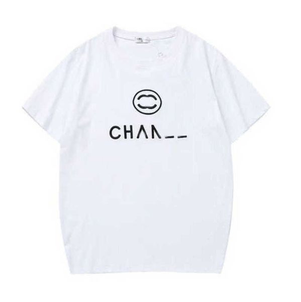 

luxury classics women's t shirt ch brand tees men t-shirt designer paris trendy letter print couple short sleeve summer t-shirts round, White