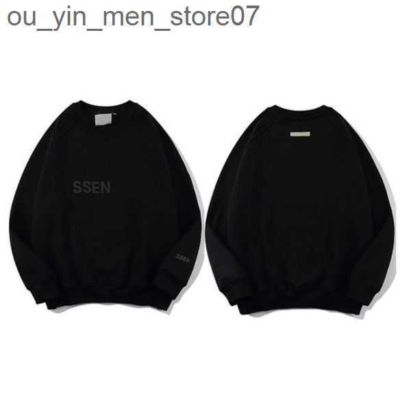 

essentail hoodie fashion loose hoodies designer essent hoodie women essent hoodie essentail streetwear essen sweatshirts essenteil hoodie 2, Black