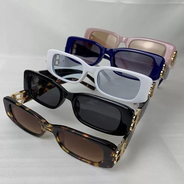 

brand women sunglasses fashion small rectangle bb logo women men brand design ladies skinny outdoor shopping shade retro, White;black