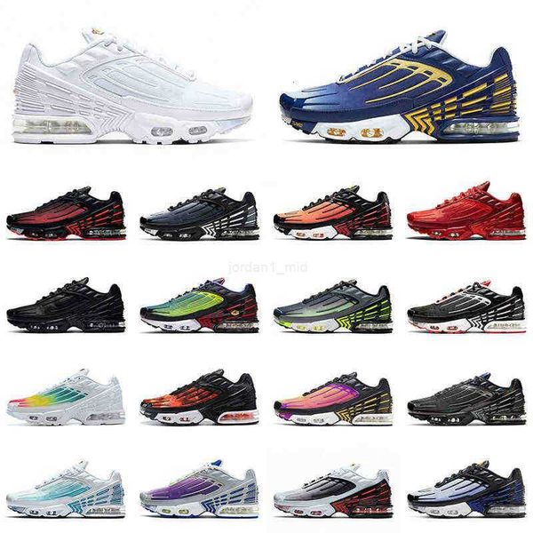 

2021 new arrival sport running shoes tn plus 3 triple white deep royal z gold all tuned obsidian men womens trainers sneakers