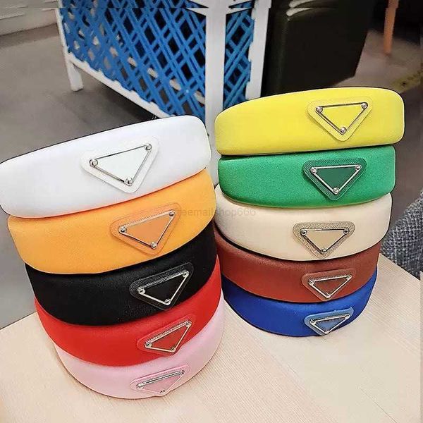 

luxury designer hair accessories sponge headbands hair bands for women girl elastic letter p headband sports fitness headband head wrap, Slivery;white
