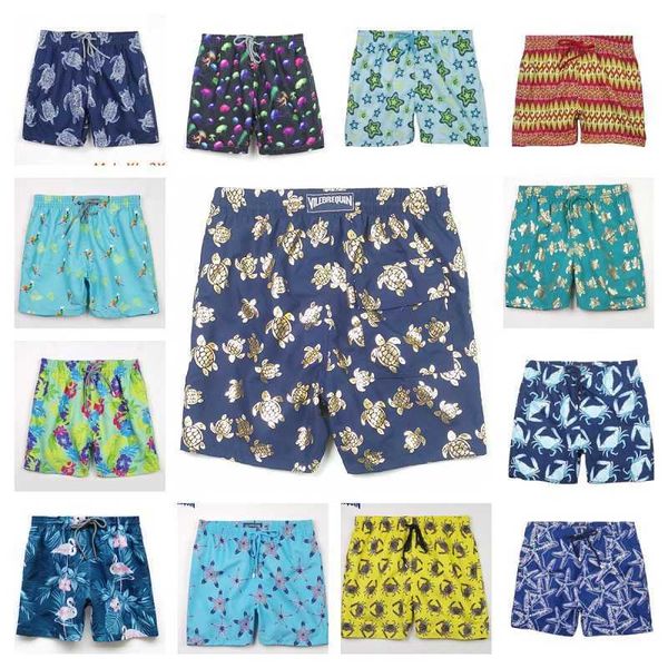 

men's shorts vilbrequin bermuda pantaloncini boardshorts villebrequin trunks mens surfwear bermudas beach short turtles summer 01750, White;black