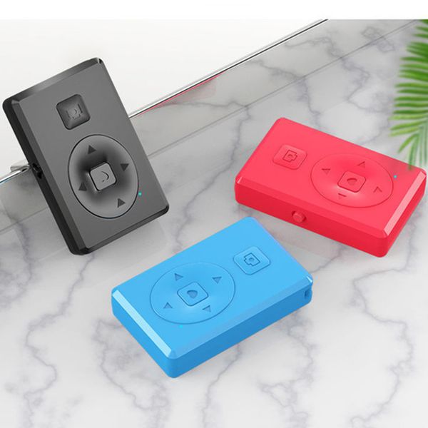 

6 key selfie shutter bluetooth remote control self timer fast camera/page turning/tik tok/live broadcast for iphone android phones dhl free