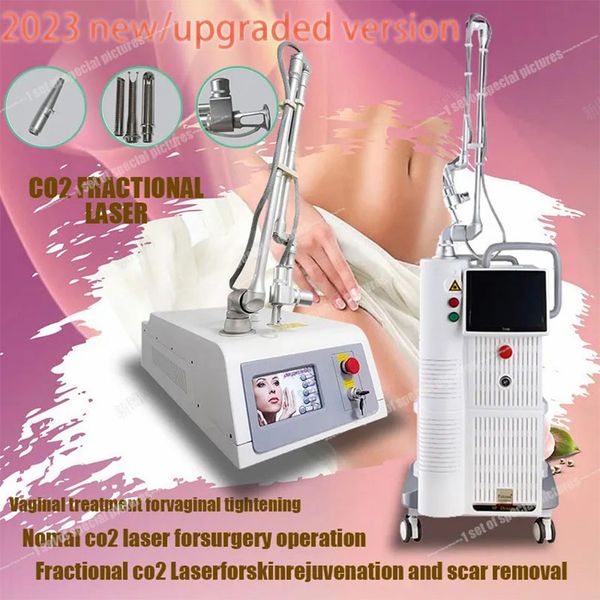 

2023 co2 fractional rf laser beauty machine remove wrinkle scar acne freckles equipment skin rejuvenation