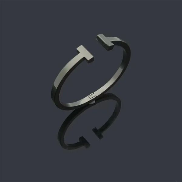 

luxury tiff heart-shaped necklace bracelet women's stainless steel designer couple pendant jewelry neck valentine's day gift girlf, Black
