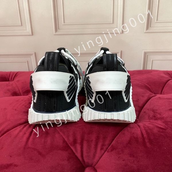 

famous runner mens sneakers shoes low-calfskin trainers white black famous skateboard walkin