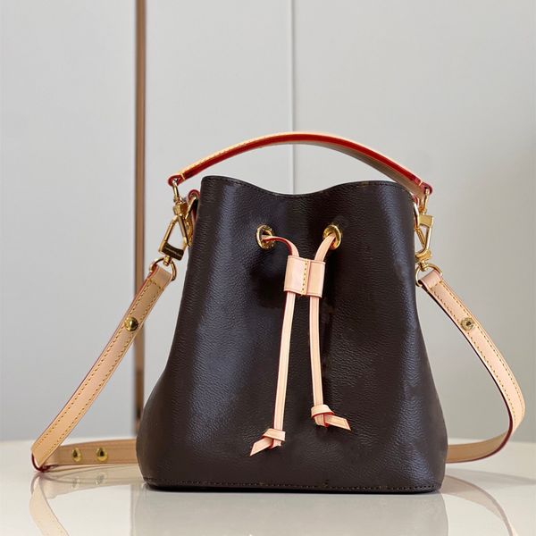 

noe bucket bag women bags luxury cowhide drawstring handbag brand designer handbag calf single shoulder diagonal handbags m46581 m42226