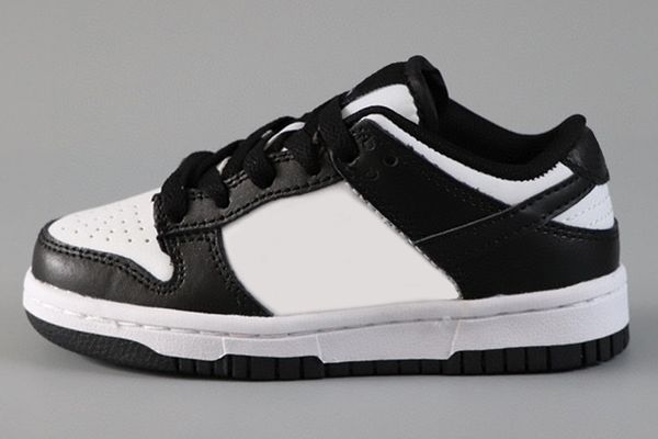 

2023 designer kids casual chunky dunks low panda black white youth big kid shoes children baby walking toddler sports running shoe size 24-3