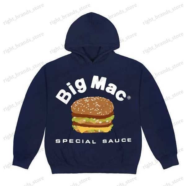 

men's hoodies sweatshirts puff print cactus plant flea market big mac special sauce hamburger hoodie men women 1 cpfm pullover hooded t, Black