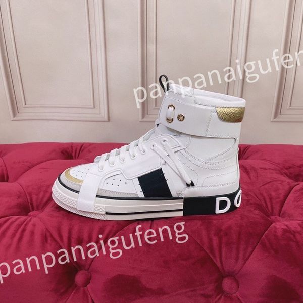 

2023 new luxury men's sneakers designer white shoes leather sneaker platform women casual shoes, Black