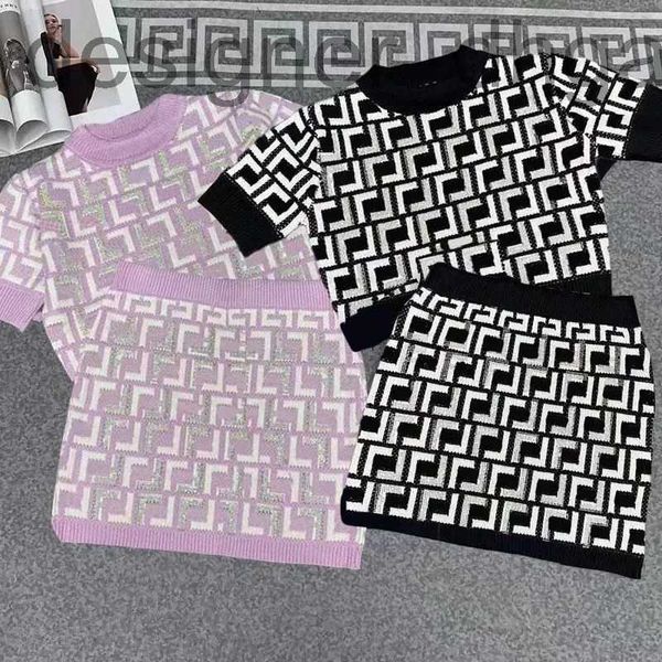 

two piece dress designer2023 womens dresses designer dress women two piece dress fashionsweater slim twopiece sets fashion clothing 6fj2, White
