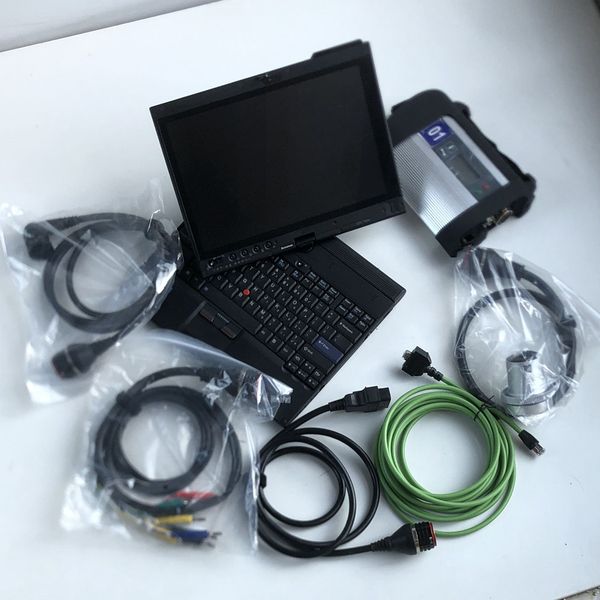 

auto diagnostic tool mb star c4 sd compact 4 cables and multiplexer with v06.2023 software x das vediamo dts in 360gb ssd and used x201t i7