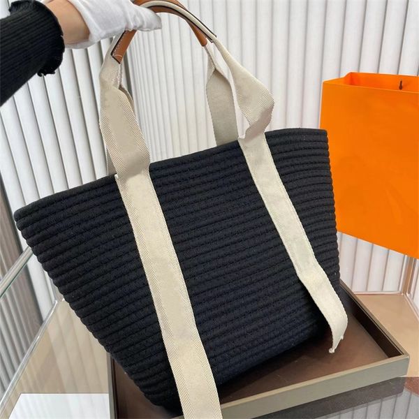 

2023 straw beach bags designer bag tote bag woman handbag luxurys handbags summer crochet travel totes letters 3 colors top