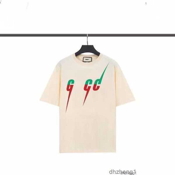 

t shirt designer luxury mens summer round neck sweat absorbing short sleeve outdoor breathable letter print versatile couple wearpcsmpcsm, White;black