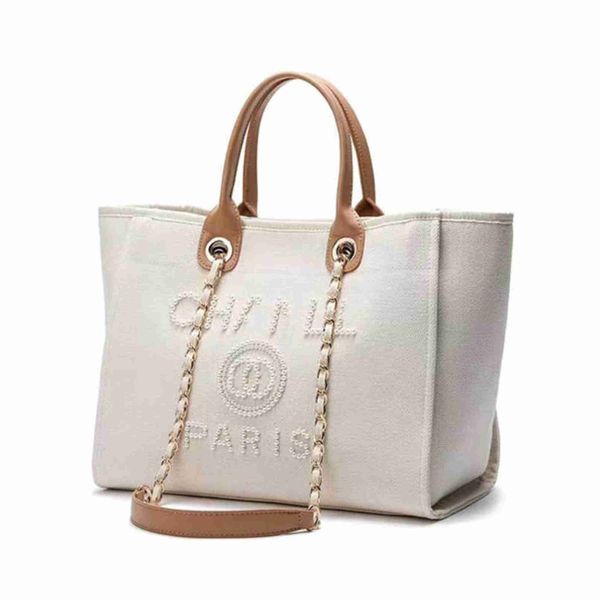 

70% off fashion women's luxury classic canvas beach bag large capacity small chain packs big handbags dwn8