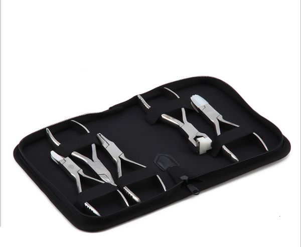 

other fashion accessories 5pcs optical plier set glasses tool kit nylon pocket 230417, Silver