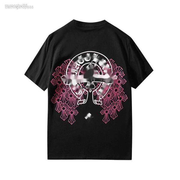 

men's t-shirts spring fashion ins ch print short sleeve couple pure cotton yku3 4pd8 xbbf, White;black