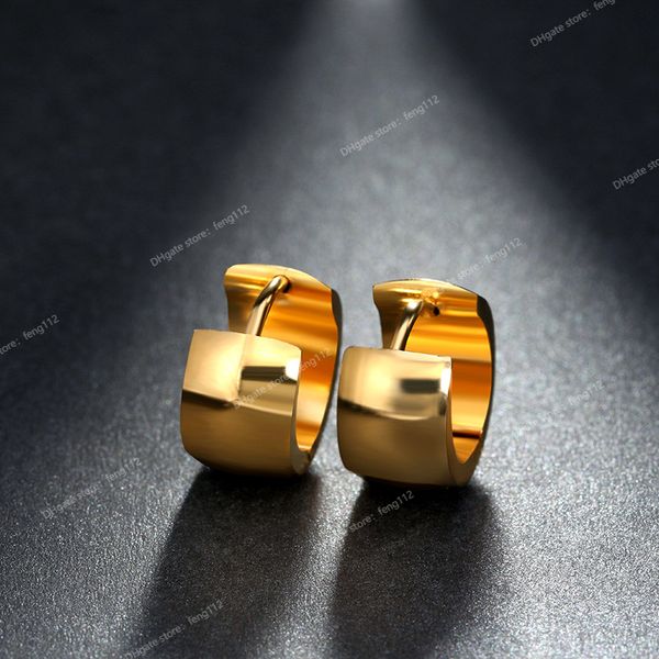 

2023 brand unique fashion female jewelry punk rock silver color gold color small circle hoop earrings for women jewelry earringshoop earring, Golden;silver