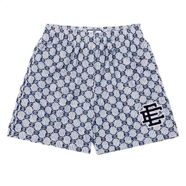 

eric emanuel ee basic short york city skyline men's casual shorts fitness sports pants summer gym workout mesh shorts, White;black