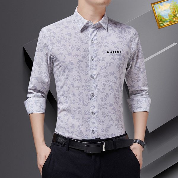 

men's casual shirt advanced seamless long sleeve slim elastic spring and autumn new non ironing business casual shirt -3xl gt, White;black