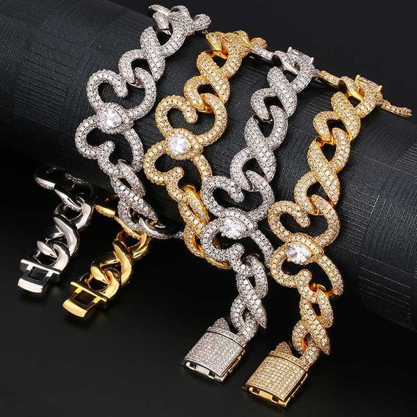 

s925 wholesale selling hip hop jewelry diamond cuban necklace, Silver