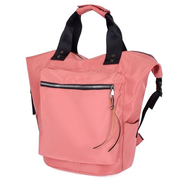 

school bags casual nylon backpack women larege capacity travel book for teenage girls students satchel handbag daypack 230417