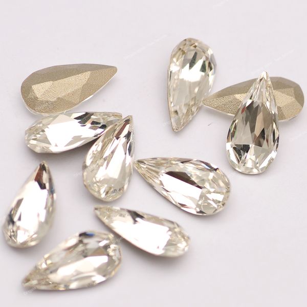 

selling clear crystal rhinestone mix shapes and sizes pointed back glass nails art stones shiny nail decorations nail artrhinestones decorat, Silver;gold
