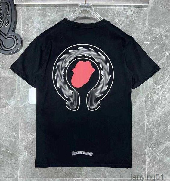 

mens classic t shirt heart fashion ch brand letter sanskrit cross pattern sweater t-shirts designers chromes pullover cotton tshirts 1sfi, White;black
