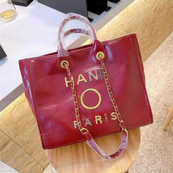 

60% off women's luxury handbags beach metal pearl letter badge tote bag small leather large female chain wallet backpack 4v12