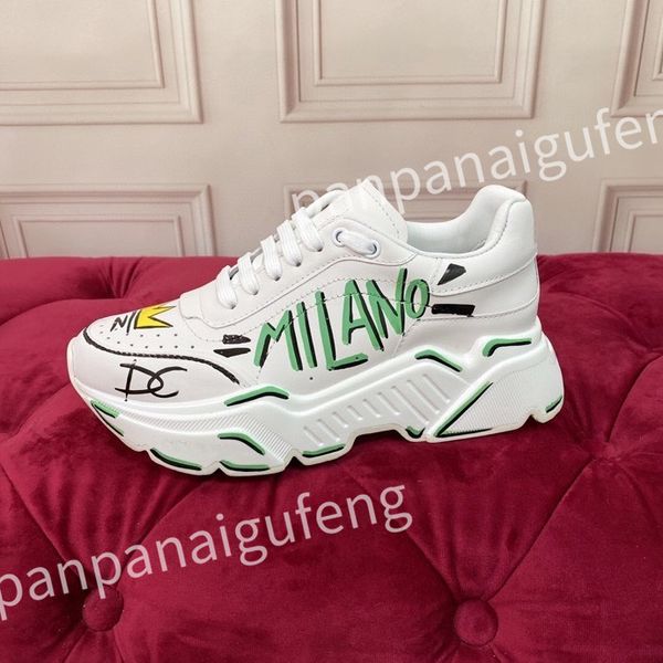 

new men sneakers designer white shoes leather sneaker platform women casual shoes, Black