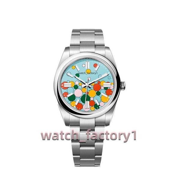 

new luxury watch 36/41mm precision durable automatic movement stainless steel waterproof luminous mechanical watch, suitable for men and wom, Slivery;brown