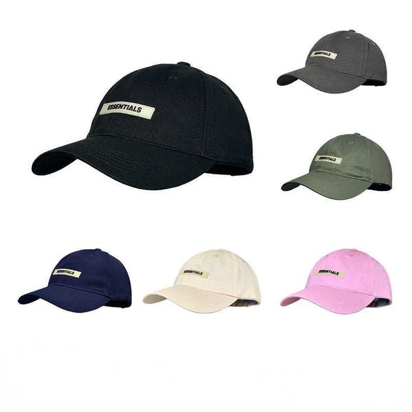 

23s double line essentials cap men's and women's tide brand high street sunshade baseball cap, Blue;gray