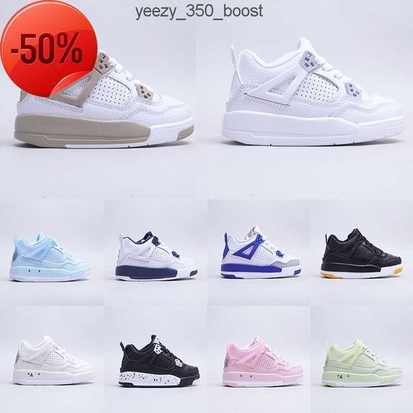 

kids pure money jumpman 4s iv diy off-noir bred alternate basketball shoes black cat outdoor sports sneaker 4 og motorsports pink cool grey