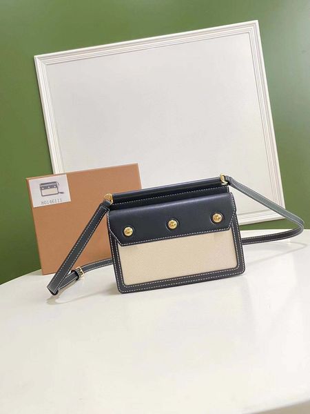 

10a mirror brand canvas leather shoulder bag crossbody bag with box.